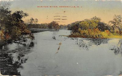 Raritan River Somerville, New Jersey Postcard