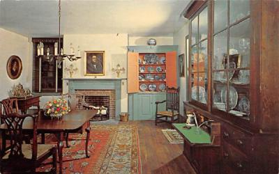 Dining Room of the Alexander Grant House Salem, New Jersey Postcard