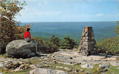 Southwest View Atop Sunrise Mountain Sussex County, New Jersey Postcard