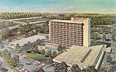 Marriott Motor Hotels Saddle Brook, New Jersey Postcard