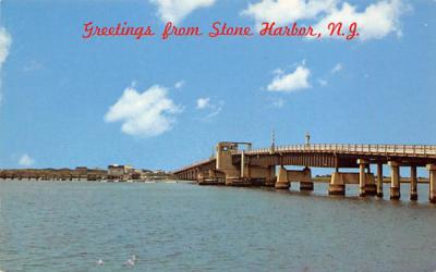 Ocean Drive Highway Bridge Stone Harbor, New Jersey Postcard