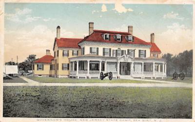 Governor's House, New Jersey State Camp Postcard