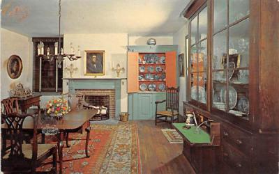 Dining Room of the Alexander Grant House Salem, New Jersey Postcard