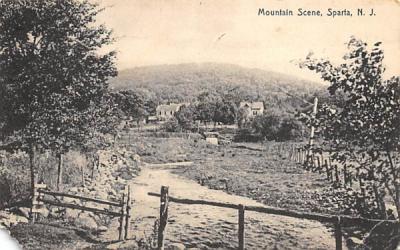 Mountain Scene Sparta, New Jersey Postcard