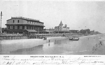 Beach View Sea Isle City, New Jersey Postcard
