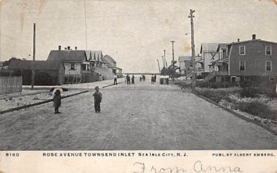 Rose Avenue Townsend Inlet Sea Isle City, New Jersey Postcard