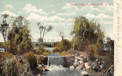 Dukes Park Somerville, New Jersey Postcard