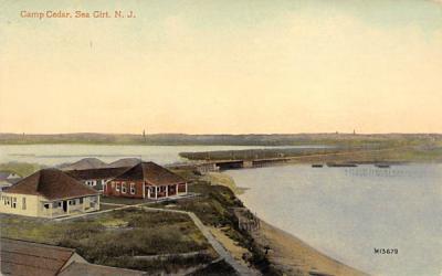 Camp Cedar Sea Girt, New Jersey Postcard