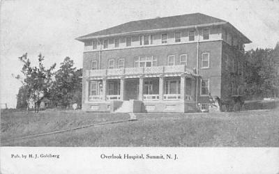 Overlook Hospital Summit, New Jersey Postcard