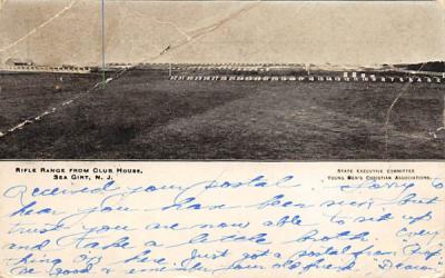 Rifle Range from Club House Sea Girt, New Jersey Postcard