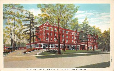 Hotel Suburban Summit, New Jersey Postcard