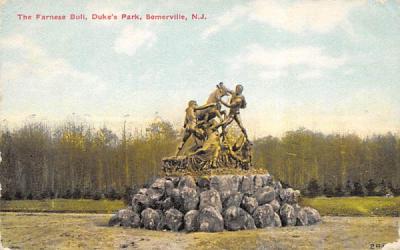 The Farnese Bull, Duke's Park Somerville, New Jersey Postcard