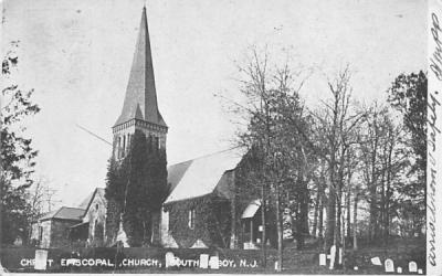 Christ Episcopal Church South Amboy, New Jersey Postcard