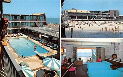The Aztec Motel Seaside Heights, New Jersey Postcard