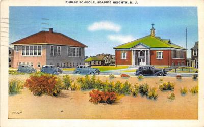 Public Schools Seaside Heights, New Jersey Postcard