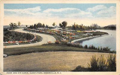 Hook and Eye Curve, Duke's Park Somerville, New Jersey Postcard