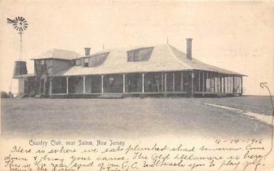 Country Club, Near Salem, New Jersey Postcard