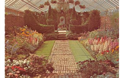 The Duke Gardens, A view of the English garden Somerville, New Jersey Postcard