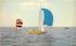 Sailing on Barnegat Bay Seaside Heights, New Jersey Postcard