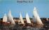 Sailing is a favorite pastime here Sandy Point, New Jersey Postcard
