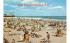 Enjoying the Beautiful Sparkling Beach Seaside Park, New Jersey Postcard