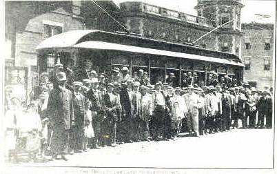 Reproduction - Trolley Car - Morristown, New Jersey NJ Postcard