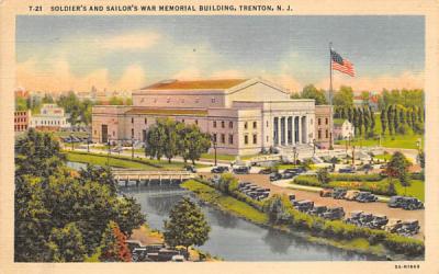Soldier's and Sailor's War Memorial Building Trenton, New Jersey Postcard