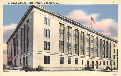 United States Post Office Trenton, New Jersey Postcard