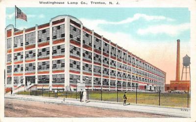 Westinghouse Lamp Co. Trenton, New Jersey Postcard