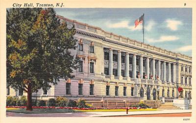 City Hall Trenton, New Jersey Postcard
