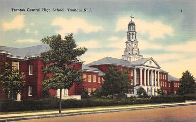 Trenton Central High School New Jersey Postcard