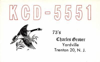 KCD - 5551 Trenton, New Jersey Postcard