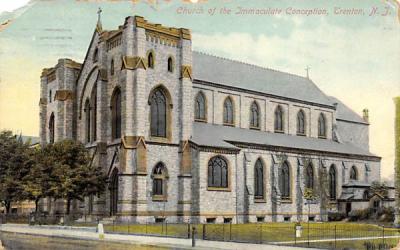 Church of the Immaculate Conception Trenton, New Jersey Postcard