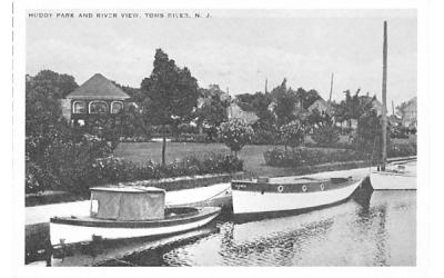 Huddy Park and River View Toms River, New Jersey Postcard