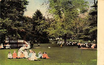 Cadwalader Park, Playground Trenton, New Jersey Postcard