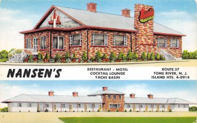 Nansen's Restaurant - Motel Toms River, New Jersey Postcard
