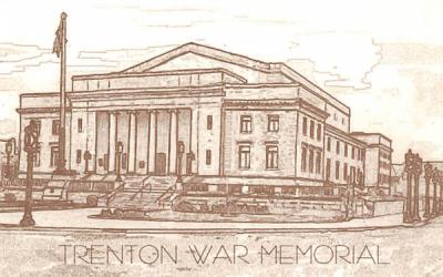 Trenton War Memorial, Reproduction New Jersey Postcard