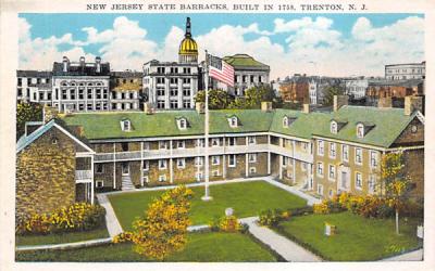New Jersey State Barracks Postcard