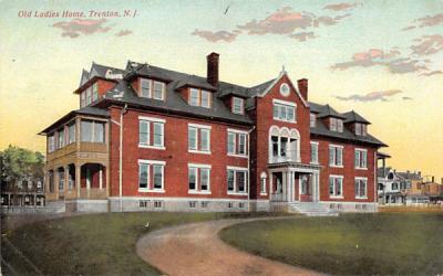 Old Ladies Home Trenton, New Jersey Postcard