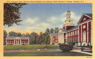 State Teachers' College Trenton, New Jersey Postcard