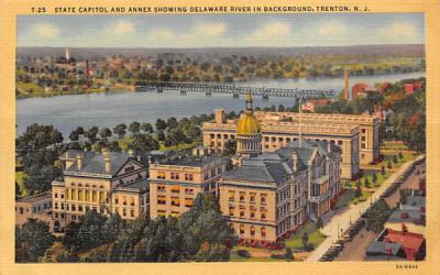 State Capitol and Annex Trenton, New Jersey Postcard