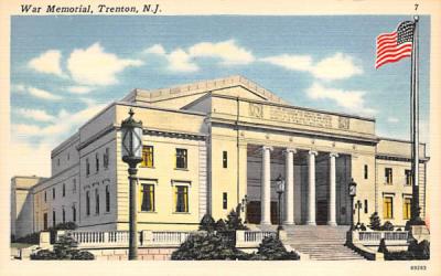 War Memorial Trenton, New Jersey Postcard