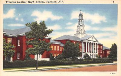 Trenton Central High School New Jersey Postcard