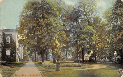 State House Grounds Trenton, New Jersey Postcard