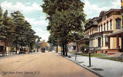 East State Street Trenton, New Jersey Postcard