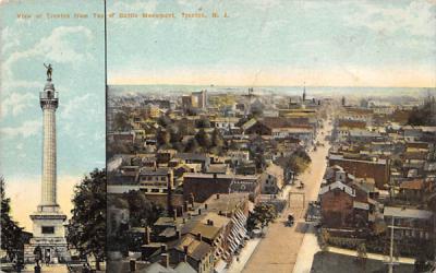 View of Trenton from Top of Battle Monument New Jersey Postcard