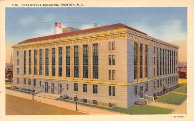 Post Office Building Trenton, New Jersey Postcard