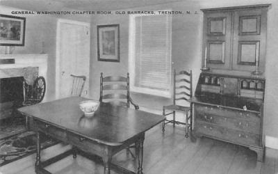 General Washington Chapter Room, Old Barracks Trenton, New Jersey Postcard