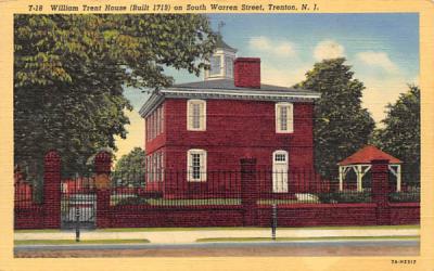 William Trent House Trenton, New Jersey Postcard