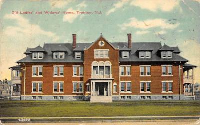 Old Ladies' and Widows' Home Trenton, New Jersey Postcard